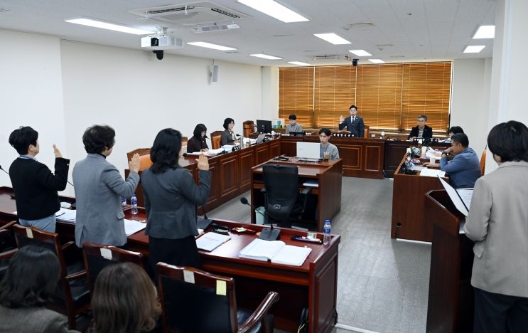 문화복지위원회 보건소 행정사무감사 선서