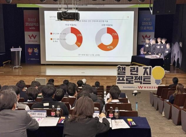 성남시청소년재단 분당판교청소년수련관-웹젠, 챌린지 프로젝트 성황리 개최