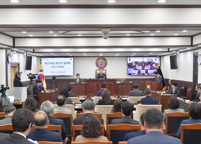 제334회 동두천시의회 제2차 정례회 개회