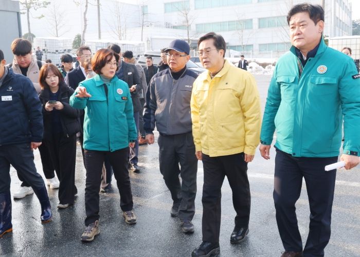 안성시, 폭설 피해 신속 지원 절실‥김동연 경기도지사 현장 방문
