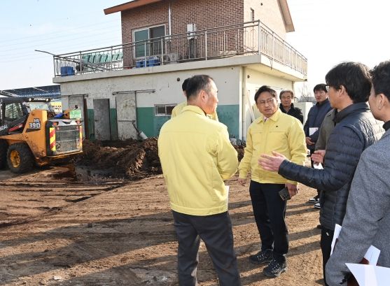 오후석 경기도 행정2부지사, 평택 폭설 피해현장 찾아 복구진행 상황 확인