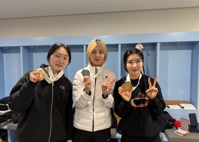 성남시청 직장운동부 빙상팀, 전국동계체육대회에서 금빛 질주