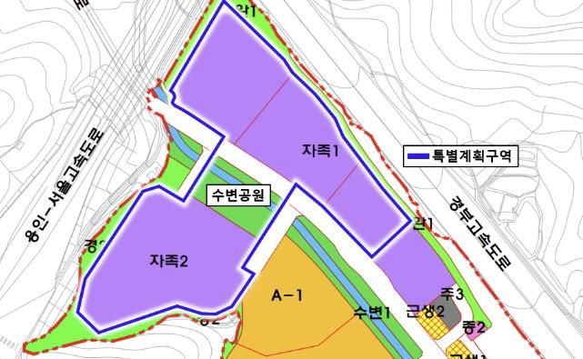 토지이용계획도 특별계획구역
