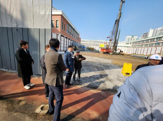 인천남부교육지원청, ‘남부초 공간재구조화 증개축공사’ 점검 실시