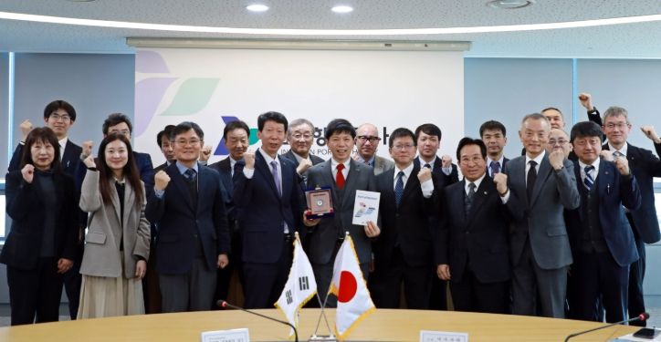 일본 아이치현 미카와항 사절단, 인천항 방문