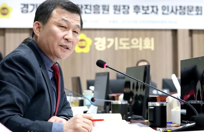 경기도의회 한원찬 의원, R&D 예산 확보 전략은 경기도 경제과학진흥원 원장 후보자의 비전과 실천력 점검