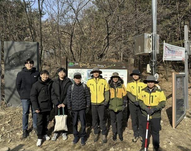 구리시, 구리둘레1길 도로명 부여를 위한 현장 확인 실시