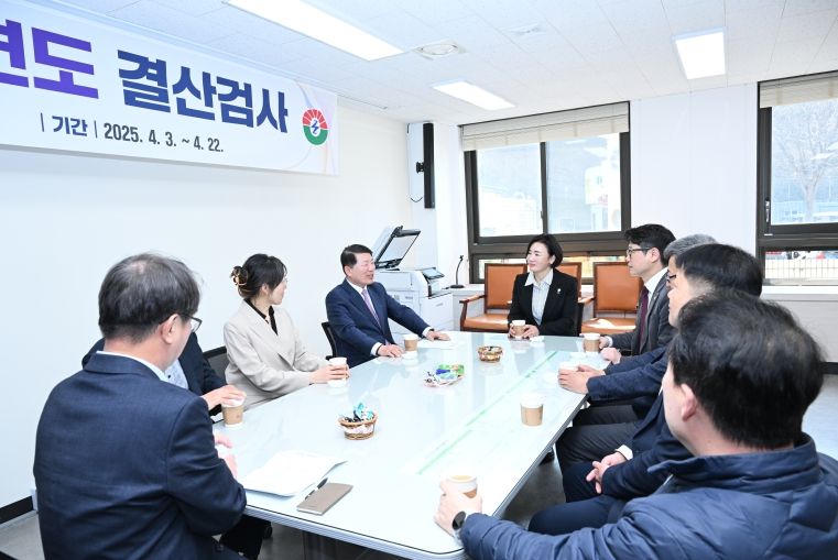 백경현 구리시장, 결산검사 위원과의 간담회 실시