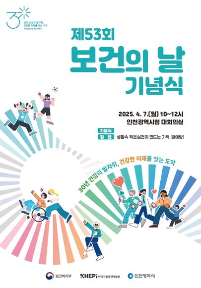 인천시, ‘제53회 보건의 날 기념식’ 6년 만에 개최