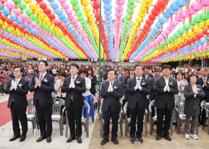 봉축법요식 단체사진