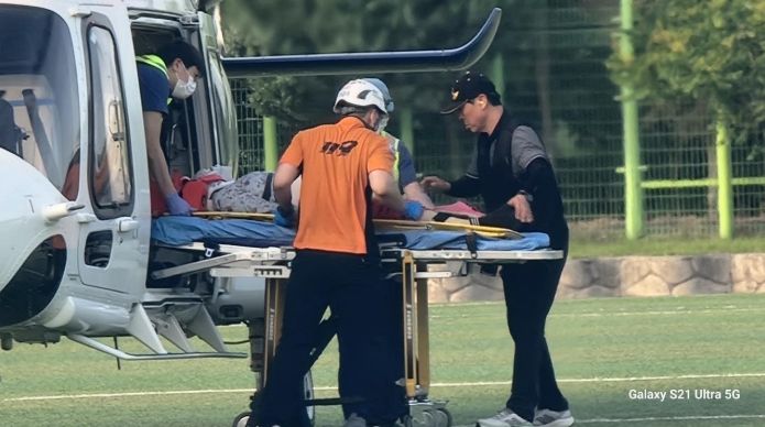 이천시 닥터헬기로 시민 생명 지켜 감사의 목소리 이어져(환자보호자 사진 제공)