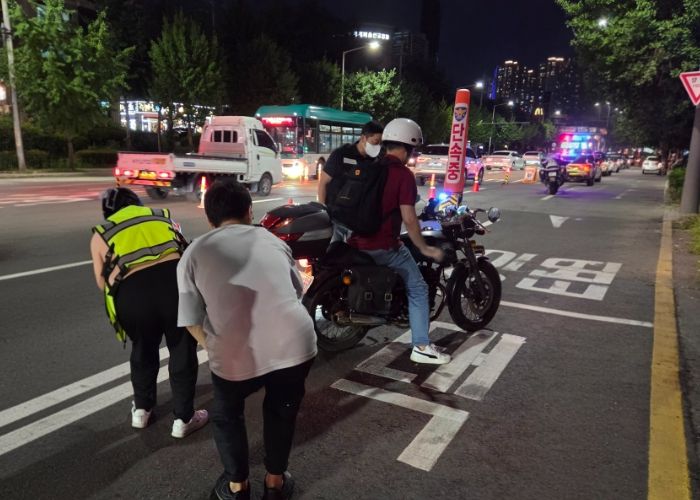 남양주시, 불법 자동차(이륜차) 합동단속 실시… 위반행위 14건 적발