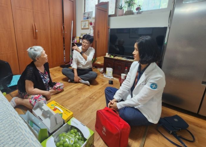 광주시, 폭염 속 건강 취약계층 가정 방문