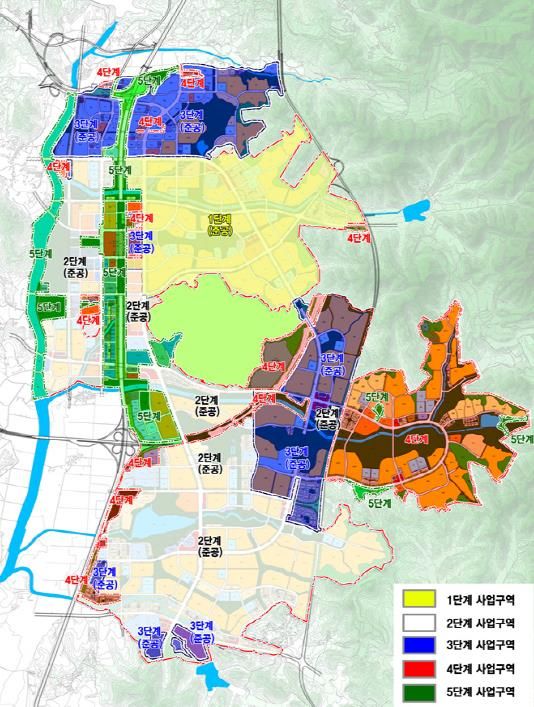 동탄2지구 단계별 도면