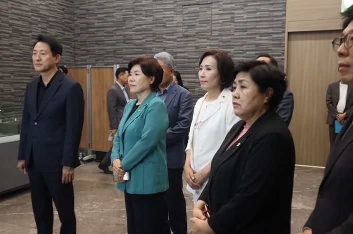 김영옥 보건복지위원장,‘서울추모공원 화장로 증설’현장 방문