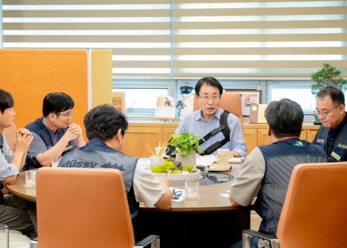조성대 남양주시의회 의장, 민주노총 전국건설노동조합 임원진과 간담회 가져