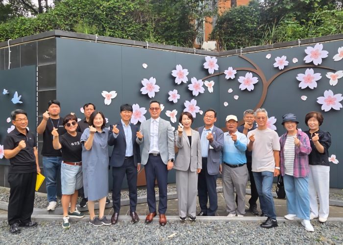 남양주시 다산행정복지센터, 도농천 LED 포토존 새롭게 선보여