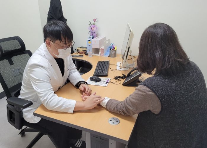 대곶면 보건지소 진료 모습