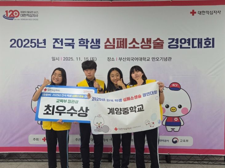 전국 심폐소생술 경연대회 2연패 ‘최우수상’