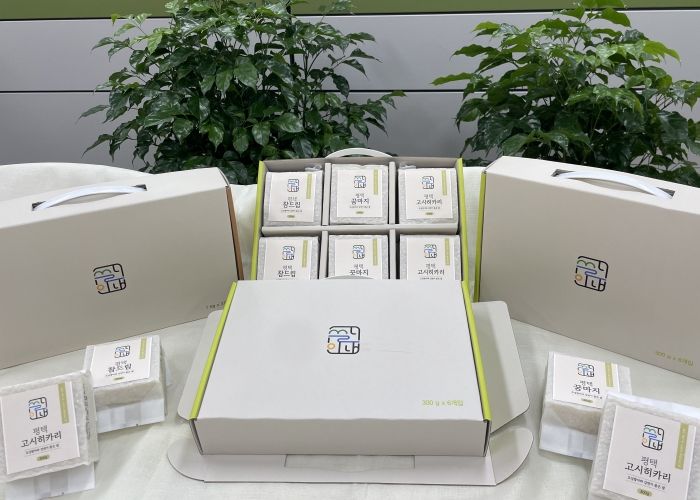 경기미 활용 프리미엄 소포장 선물 세트 출시