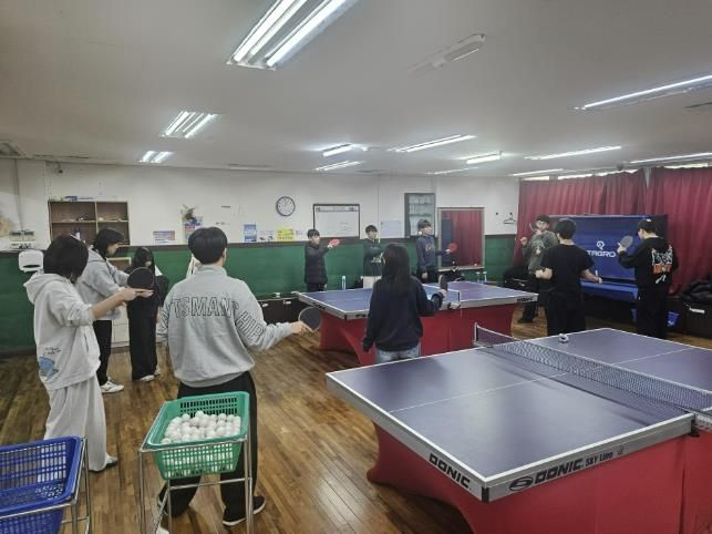 당진시청소년재단 '탁구야 놀자', 청소년 탁구 수업위해 공간 나눔