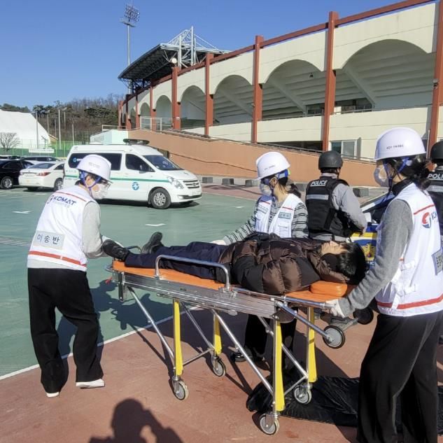 동두천시 보건소, 강력범죄 대비 신속대응반 출동 모의훈련 실시