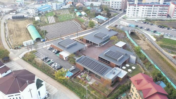 신평행복잇슈센터 항공사진