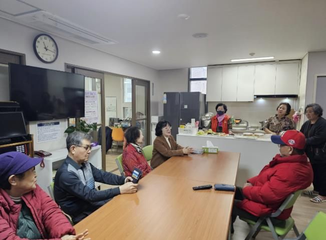 배방효성해링턴 경로당 현장 방문 사진