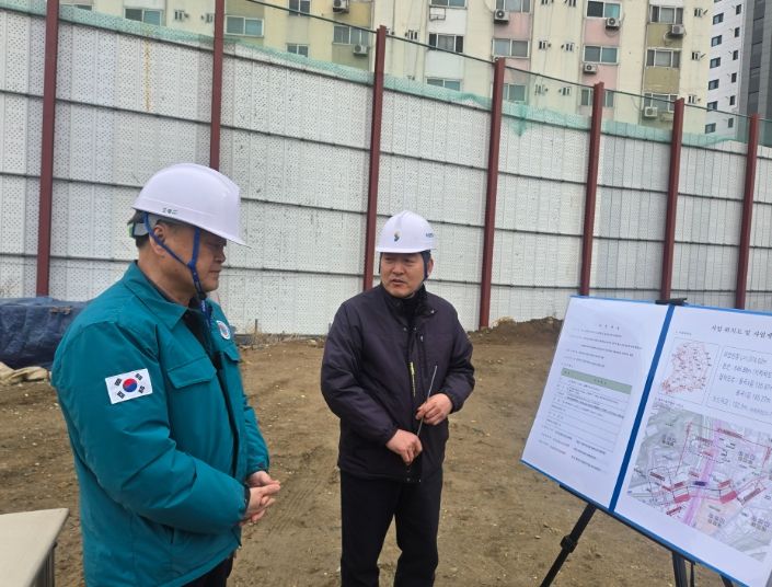 천안시, 해빙기 도로 공사현장 긴급점검…