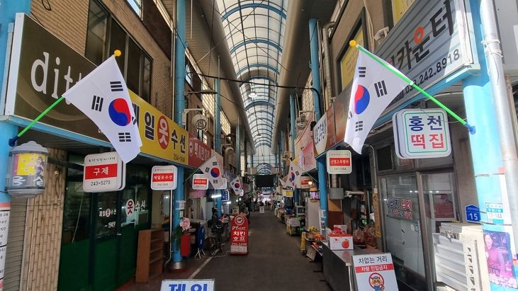 태극기 달고 하나되는 춘천...3·1절 태극기를 답시다