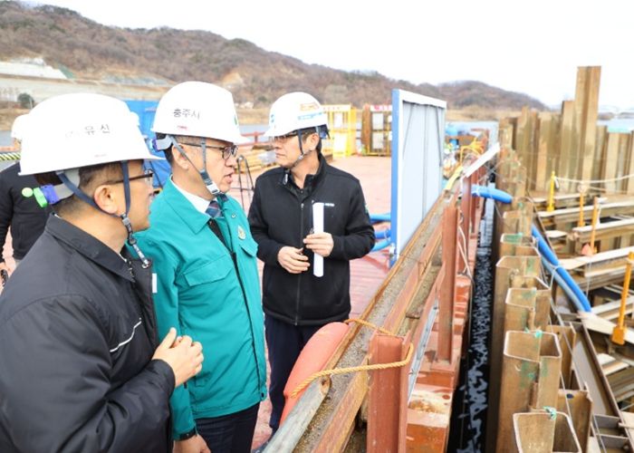 충주시, 해빙기 대비 주요 사업장 현장점검 실시