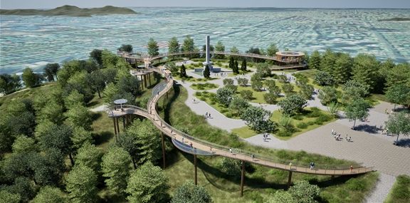 수봉공원 스카이워크 조감도