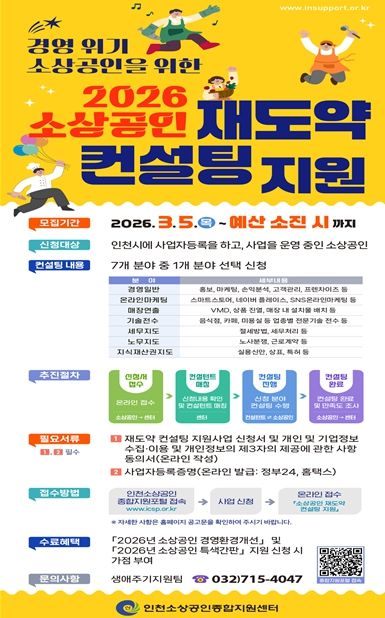 소상공인‘재도약 컨설팅’추진