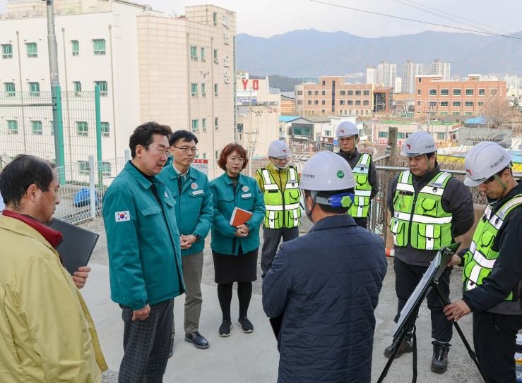 원주시, 해빙기 취약시설 집중 안전점검 실시