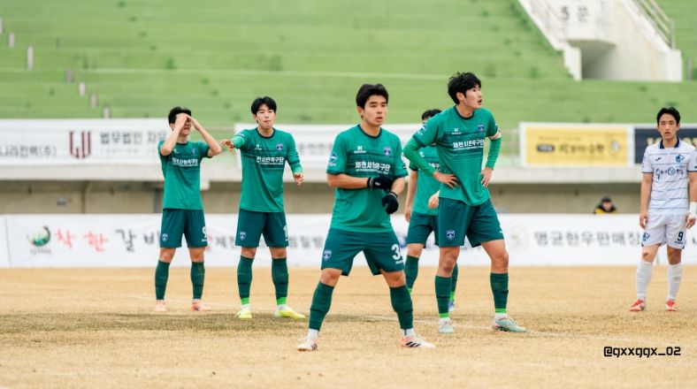 김건남 선수 등 경기 현장